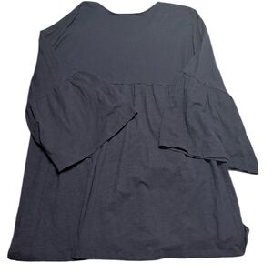 Known Supply Blouse with Flared Sleeves